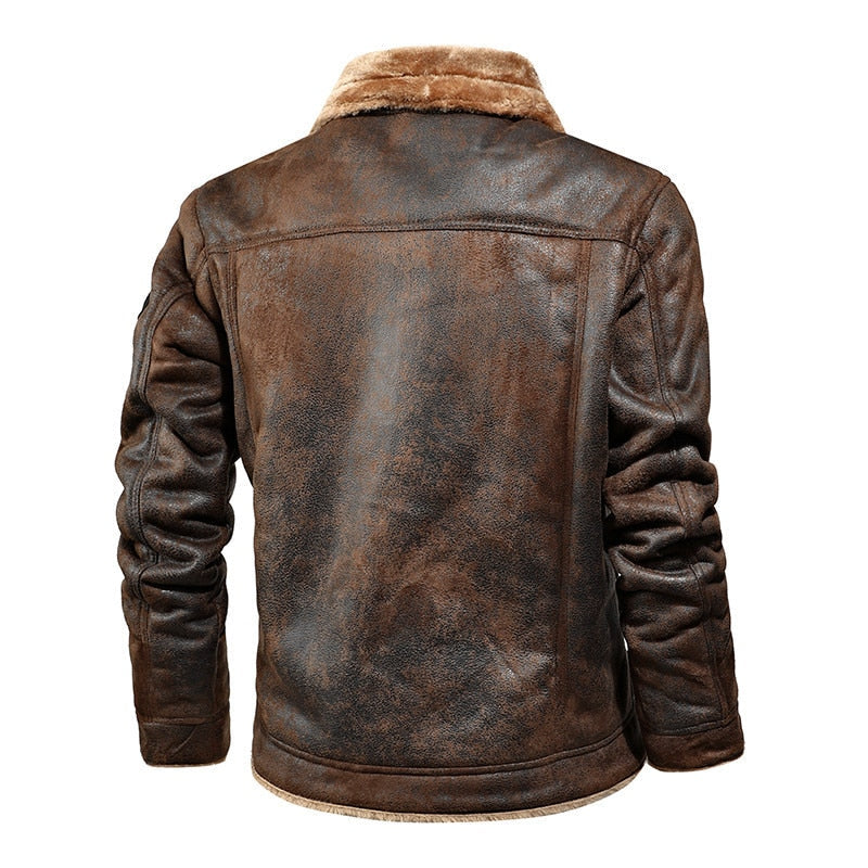 Jaqueta Masculina de Couro Sampaio Harbe®