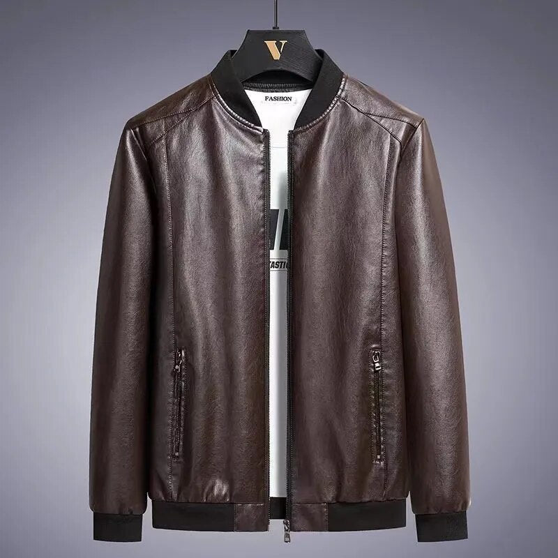 Jaqueta Masculina de Couro Sampaio® S1103
