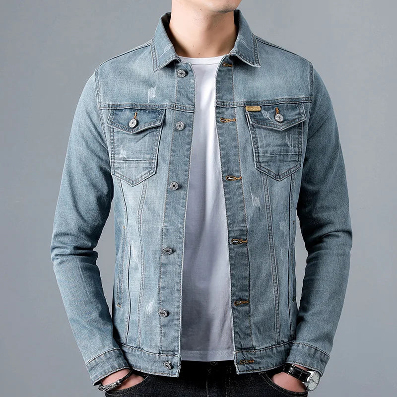 Jaqueta Jeans Denim Masculina Sampaio®