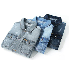 Jaqueta Jeans Denim Masculina Sampaio®