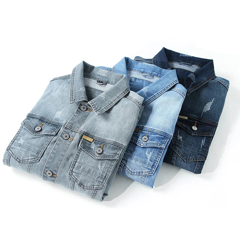 Jaqueta Jeans Denim Masculina Sampaio®