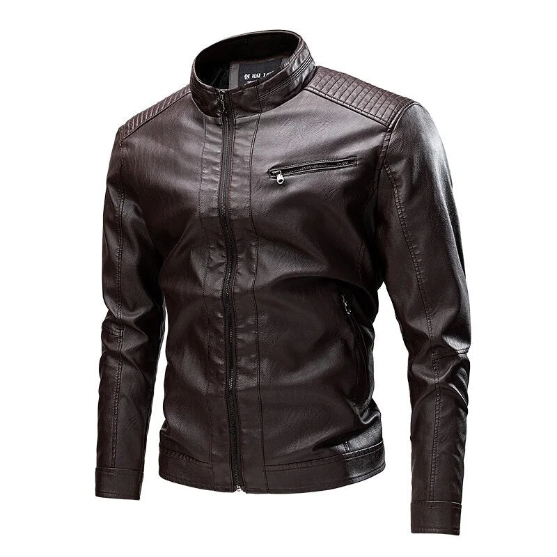 Jaqueta Masculina de Couro Sampaio® S1094