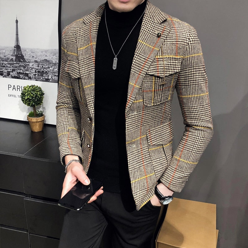 Blazer Jaqueta Slim Fit Masculino Sampaio® S1040