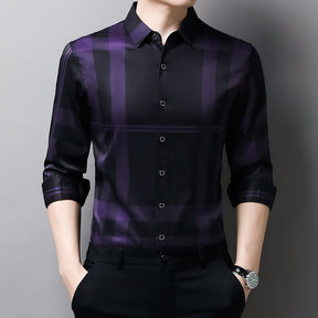 Camisa Masculina Manga Longa Xadrez Premium