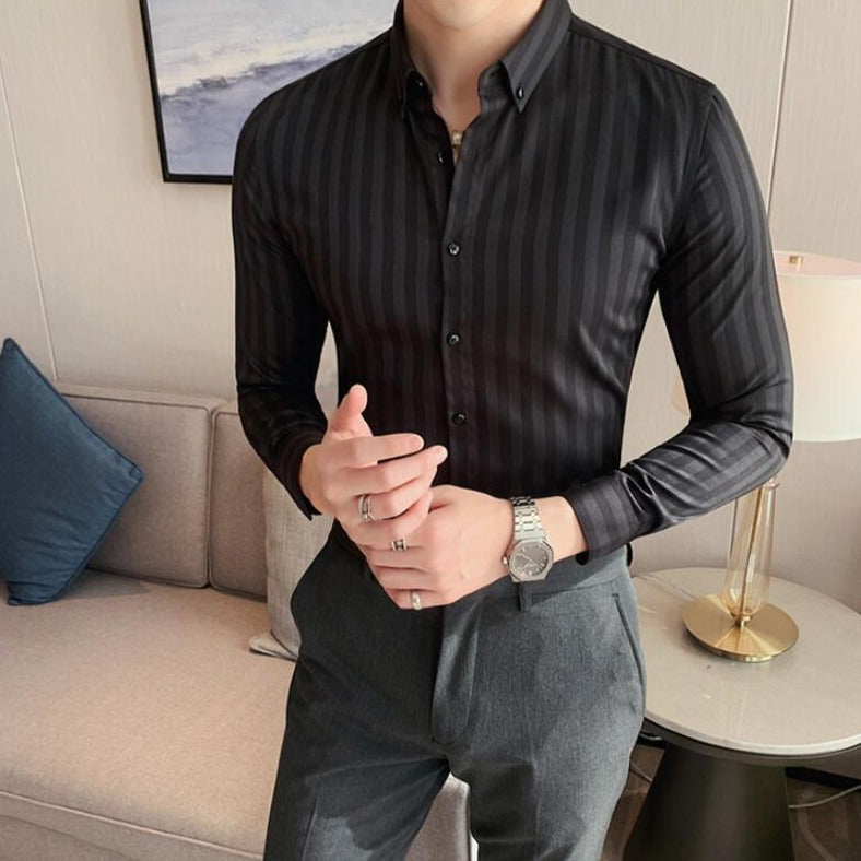 Camisa Social Masculina Slim Sampaio®
