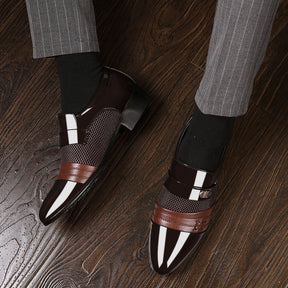Sapato Masculino de Couro Envernizado Sampaio® S1091