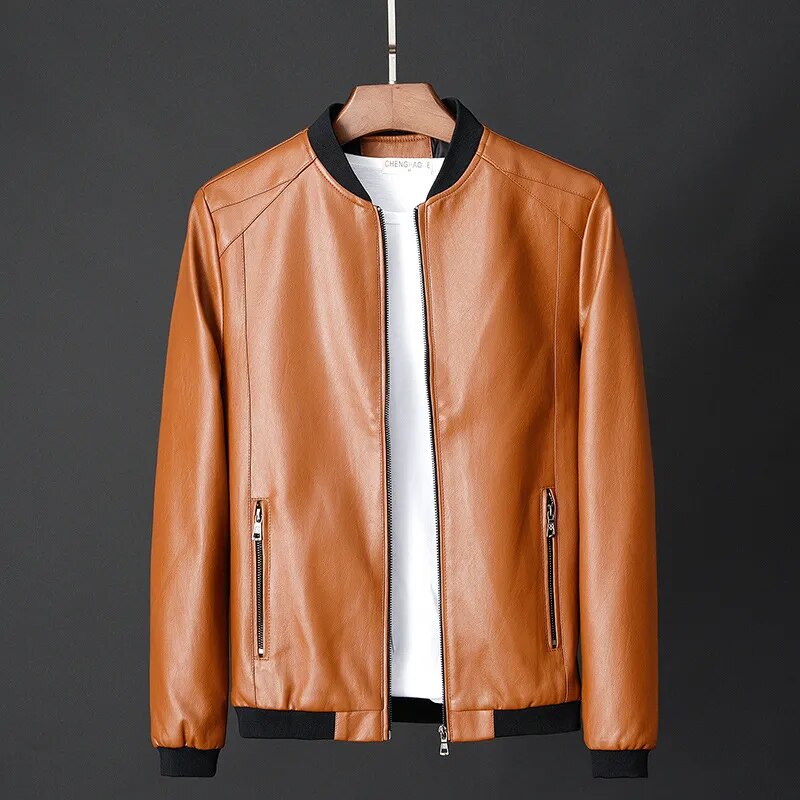 Jaqueta Masculina de Couro Sampaio® S1103
