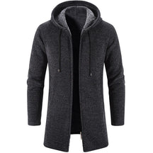 Casaco Masculino Longo com Capuz