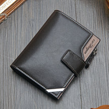 Carteira Masculina de Couro Vintage