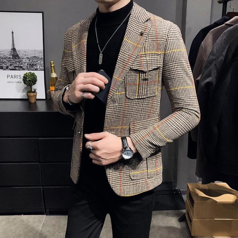 Blazer Jaqueta Slim Fit Masculino Sampaio® S1040