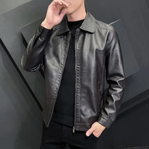 Jaqueta Masculina de Couro Sampaio® S1098