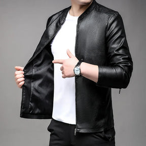 Jaqueta de Couro Masculina Sampaio® S1279