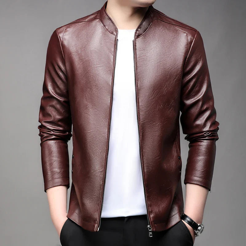 Jaqueta de Couro Masculina Sampaio® S1279