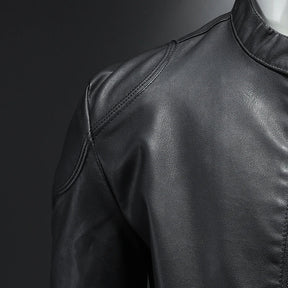 Jaqueta de Couro Casual Masculina Sampaio®