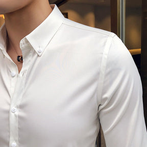 Camisa Social Masculina Slim Elegance