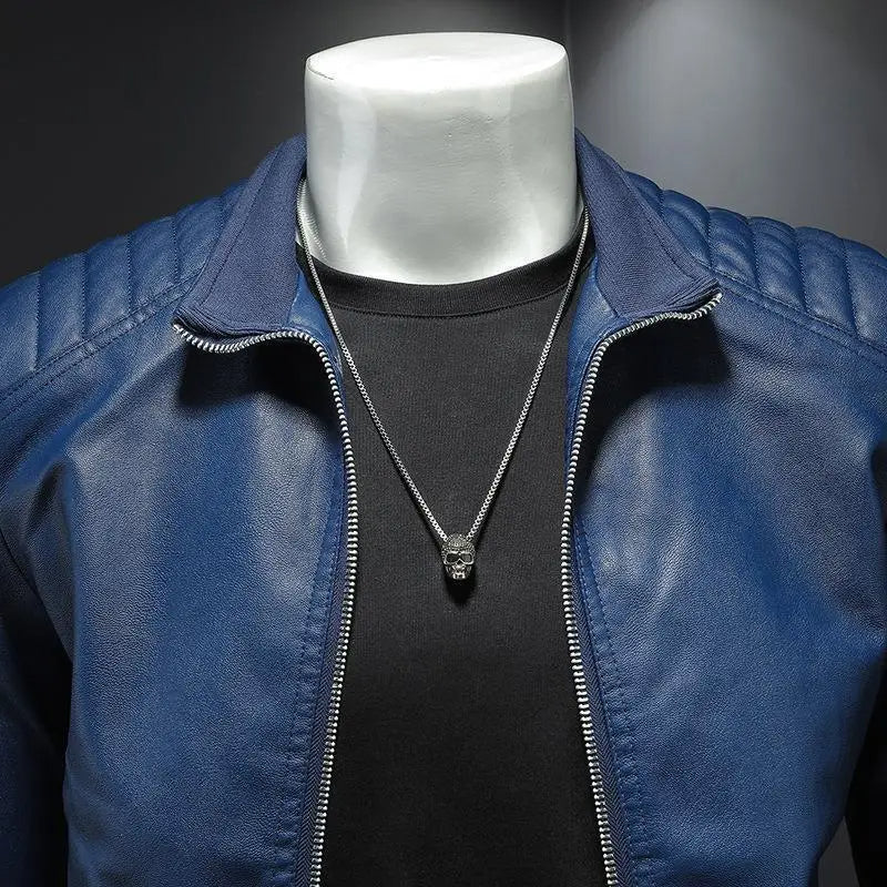 Jaqueta Masculina de Couro Sampaio® S1115