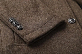 Casaco Trench Coat Masculino de Lã Grife Sampaio®