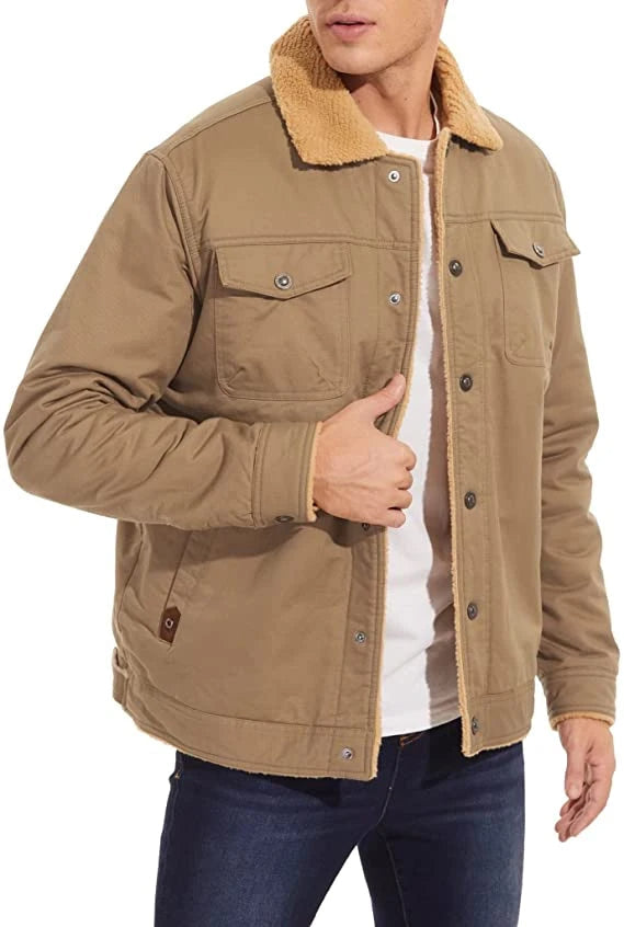 Jaqueta Jeans Masculina Interior de Lã Sampaio®