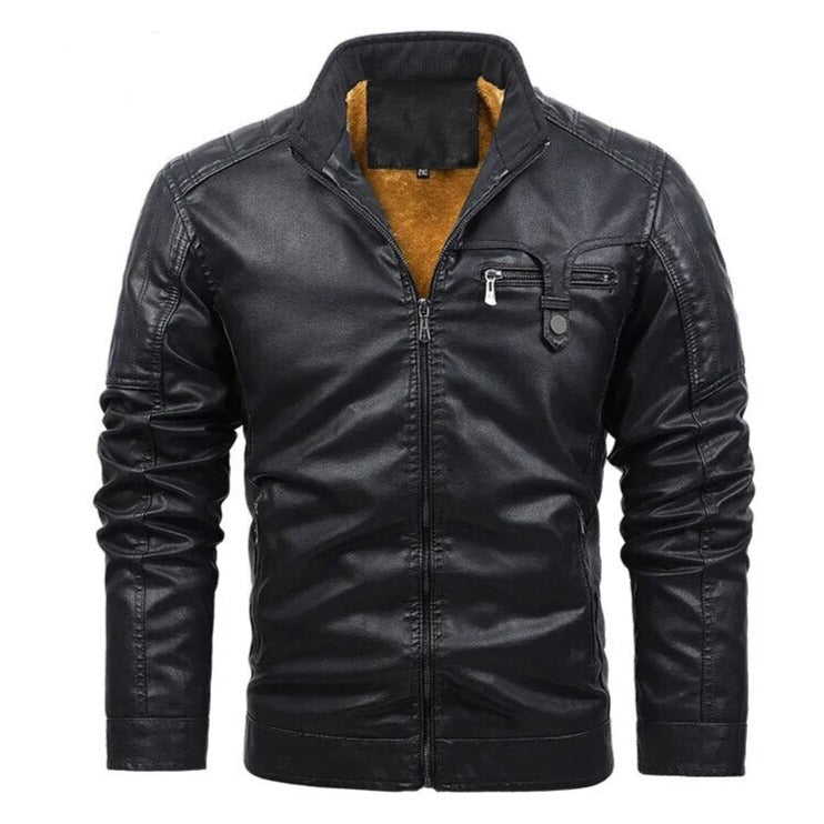Jaqueta Masculina de Couro Sampaio® S1093
